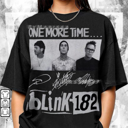 Blink 182 One More Time 90s Music Shirt, Bootleg Boy Band Vintage 90s Y2K Sweatshirt, 2024 Tour Pierce The Veil 2410M MLUD