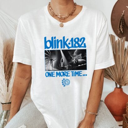 Blink 182 One More Time T-Shirt, One More Time... Graphic Tee, Blink 182 Shirt, New Blink 182, Unisex Garment-Dyed T-shirt