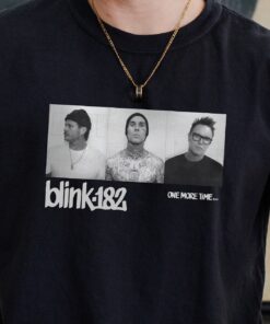 Blink 182 One More Time T-Shirt, One More Time... Graphic Tee, Blink 182 Shirt, New Blink 182, Unisex Garment-Dyed T-shirt
