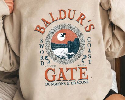 Dungeons & Dragons Adventure Awaits at Baldur's Gate T-Shirt, Baldurs Gate 3 Shirt, Game Shirt, Astarion Rogue Tee, Video Game Gifts For Fan