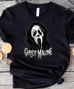 Halloween Ghost Malone Scream Face T-Shirt,Ghost Malone Halloween Scream Maske Hoodie Costume,Halloween Gift for Horror Movie Lovers Shirt