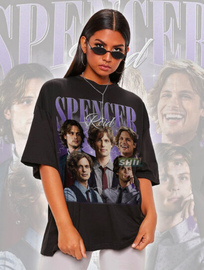 Spencer Reid Shirt, Limited Spencer Reid Vintage Shirt, Spencer Reid Vintage