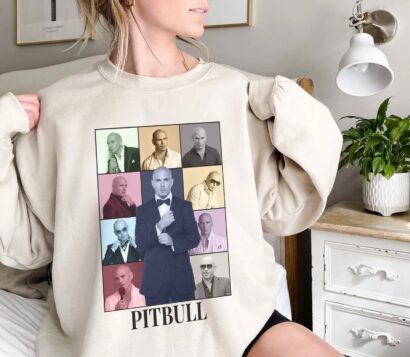 Pitbull Shirt, Vintage Pitbull Homage Shirt, Pitbull Rap Hip Hop Shirt