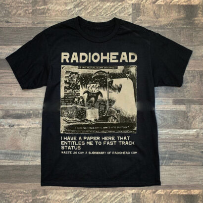 Vintage Radiohead shirt, Radiohead Vintage Retro concert Shirt, 90s Band Tshirt, Radiohead band shirt