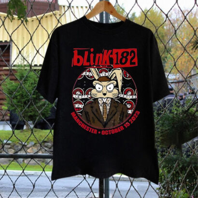 Blink-182 Shirt, Blink-182 AO Arena Manchester Tour Shirt, Blink-182 Oct 15 UK Tour 2023 Shirt, Blink-182 2023 Tour Shirt