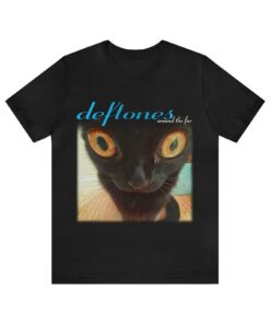 Deftones around the fur cat band Vtg Black Men Black Tee Shirt, Best Gift Birthday