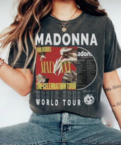 Madonna Music Shirt, Sweatshirt Y2K Merch Vintage 90s Madonna The Celebration Tour 2023 Tickets Album Shirt