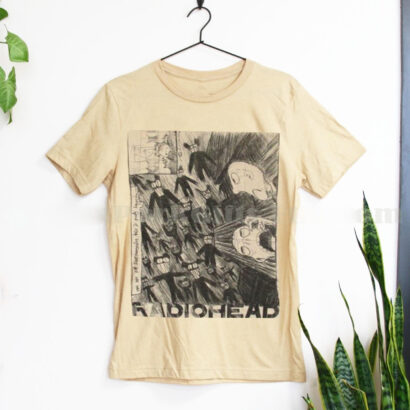 Radiohead Shirt, Hip Hop Unisex Music Album Shirts, Vintage Radiohead Shirt