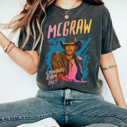 Tim Mcgraw Shirt, Tim McGraw Merch 2024 Shirt, Tim McGraw 2024 Tour Shirt, Standing Room Only Shirt