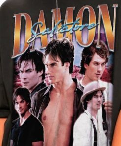 Retro Damon Salvatore Shirt, Damon Salvatore Shirt, Damon Salvatore Merch, Ian Somerhalder Shirt, Diares Shirt