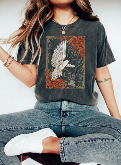 Fleetwood Mac Dove Official Merchandise Shirt, Stevie Nicks Shirt, Fleetwood Mac Shirt, Stevie Nicks Gift, Fleetwood Mac Shirt