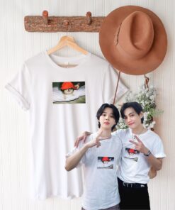 Taehyung and Jimin Yeontan Printed T-Shirt, Yeontan Shirt, Park Jimin Shirt, Kim Taehyung Shirt, Vmin Shirt, Layover Shirt, Tae Fan Meeting