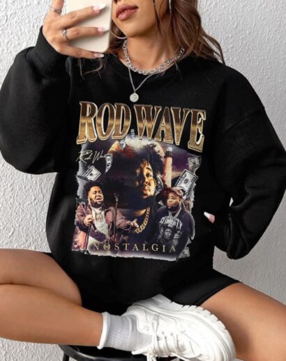 Rod Wave Nostalgia Rap Music Shirt, Retro Rod Tour 2023 Concert Shirt, Rod wave sweatshirt