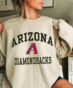 Vintage Arizona Diamondback Baseball Sweatshirt, Diamond Backs Shirt, Arizona Fan Gift, Diamondback Baseball Fan Spirit