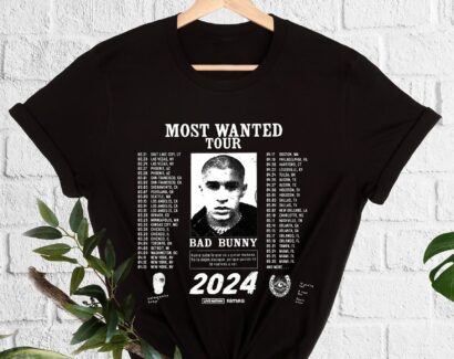 Bad Bunny Most Wanted Tour Shirt, Nadie Sabe lo que va pasar manana, Bad Bunny Shirt, Bad Bunny Concert Shirt, Bad Bunny Merch