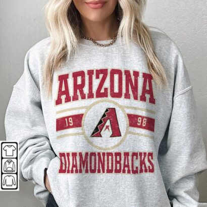 Vintage Arizona Diamondback Shirts, Arizona Baseball Shirt Jersey Champions, MLB Arizona Diamondback Baseball Shirt