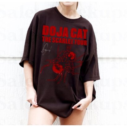 Scarlet Tour 2023 Doja Cat Fan Shirt, Doja graphic shirt, Doja Graphic Album Vintage shirt