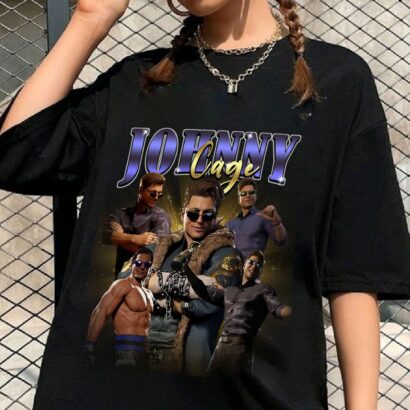 Johnny Cage Mortal Kombat 1 Vintage Shirt, Mortal Kombat Vintage 90s Graphic Style Shirt, Jonathan Carlton Shirt, Video Game Shirt, MK1 Tee