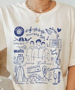 Vintage Jonas Brothers Shirt, One Night Five Albums Shirt, Jonas Brothers 2023 Tour Shirt, Retro Jonas Brothers New Album Shirt