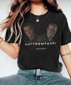 Vintage Matthew Perry Friends Sitcom Shirt, Friends Chandler Bing In Memorial Shirt, Remembrance Bing Shirt