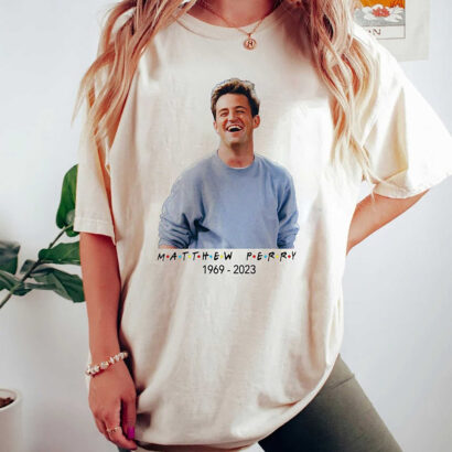 RIP Matthew Perry Friends Shirt, Chandler Bing T-shirt, Matthew Perry Shirt