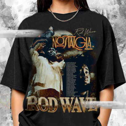 Rod Wave Nostalgia 90s Rap Music Shirt, Bootleg Vintage Y2K Sweatshirt, Retro Tour 2023 Concert