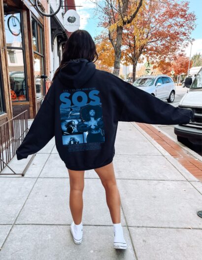 Sza Hoodie, Sza Shirt , SZA SOS Tour, Sza Album Shirt, Sza Graphic Shirt Tee, Street Wear Hoodie, Design on Back, sza Fan