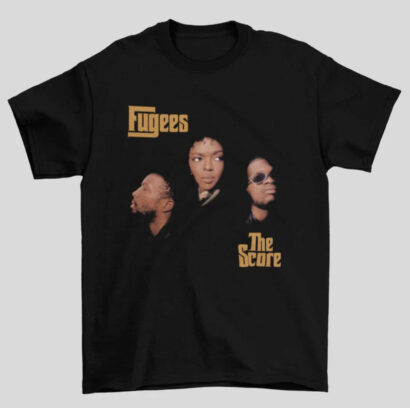 The Fugees Inspired Lauryn Hill Graphic Tee Vintage 90's Album Cover Style T-Shirt in Black