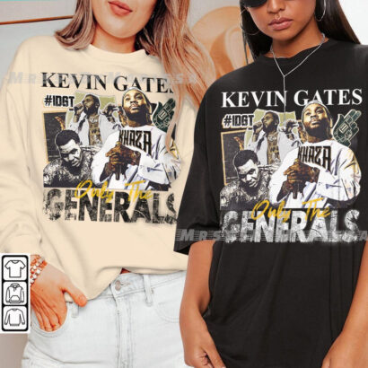 Tour 2023 Kevin Gates Only The Generals Rap Music Shirt, Rapper Kevin Gates Shirt, Graphic Kevin Gates