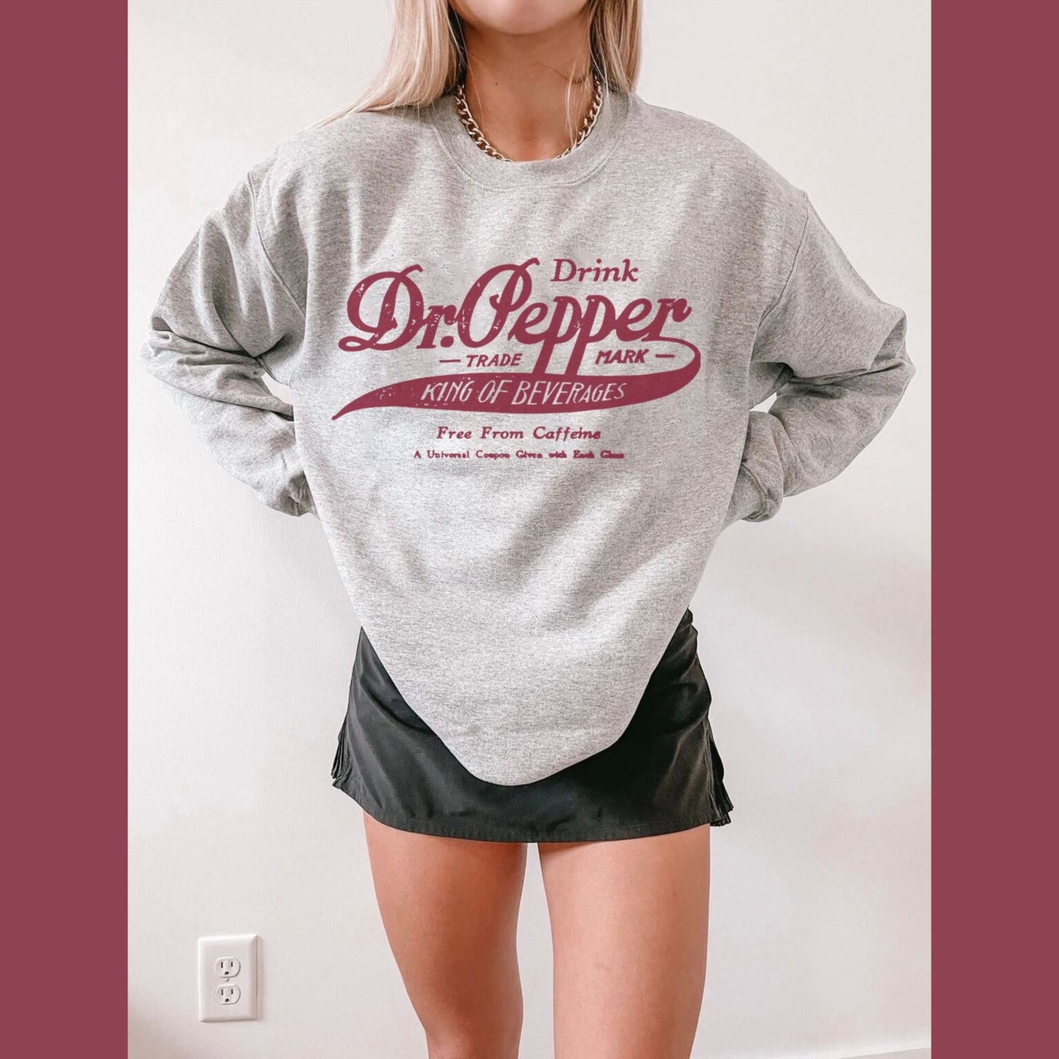 Vintage Dr Pepper Sweatshirt - Retro Soda Dr Pepper