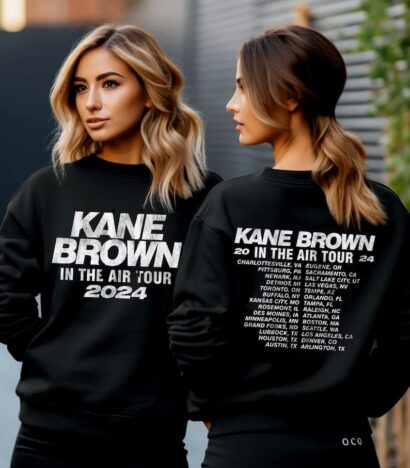 Kane Brown Shirt, In The Air Tour Sweatshirt, Kane Brown 2024 Concert Shirt