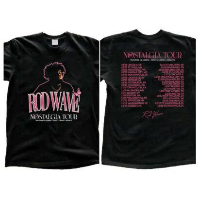 Rod Wave Nostalgia Tour Tshirt, Rod Wave merch 2023 shirt