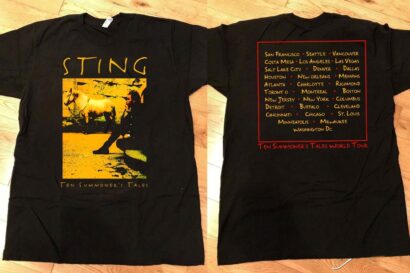 1993 Sting Ten Summoner's Tales World Tour Concert Shirt, Sting Tour 1993 Shirt, Ten Summoner's Tales 2023 Shirt, Sting Tour '93 Shirt