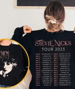 Stevie Nicks Tour 2023 Shirt, Fleetwood Mac Band Tour T-Shirt, Bird In Flight Rhiannon, Stevien Nick Tracklist Sweatshirt