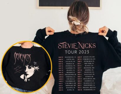 Stevie Nicks Tour 2023 Shirt, Fleetwood Mac Band Tour T-Shirt, Bird In Flight Rhiannon, Stevien Nick Tracklist Sweatshirt