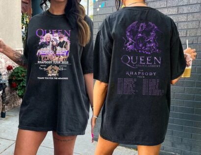 Queen Adam Lambert The Rhapsody Tour 2023 Shirt, Queen Rock band Tour 2023, Adam Lambert Tour 2023 Shirt, Adam Lambert Merch