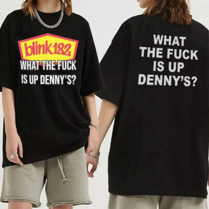 Blink 182 Dennys Merch by The Daily Shirts, Blink-182 Band Shirt, Blink-182 Music Tour 2024 Shirt