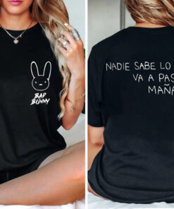 Bad Bunny Shirt, Ojo Horseshoe Nadie Sabe Lo Que Va A Pasar Mañana BB Shirt, Bad Bunny Birthday Gifts