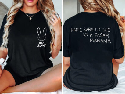 Bad Bunny Shirt, Ojo Horseshoe Nadie Sabe Lo Que Va A Pasar Mañana BB Shirt, Bad Bunny Birthday Gifts