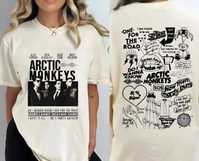 Arctic Monkeys Band North American Tour 2023 Shirt, Arctic Music Lyrics Shirt, Music Concert Tee, Arctic Monkey Merch