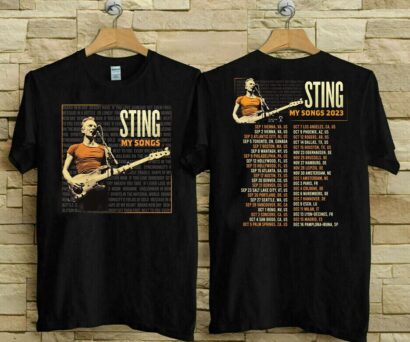 STING My Songs 2023 Tour Shirt, Sting My Songs World Tour 2023 Shirt, Sting Concert 2023 Shirt, 2023 Music Concert Shirt