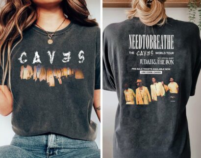 Needtobreathe The Caves World Tour 2023 Shirt, Needtobreathe Shirt, Josh Lovelace, Randall Harris, Tyler Burkum Shirt, Caves World Tour