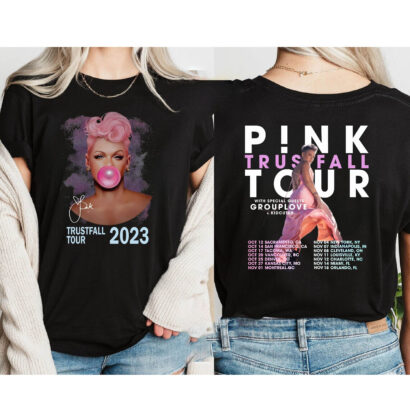 P!nk Summer Carnival 2023, Trustfall Album Tee, Pink Singer Tour, Music Festival Shirt, Concert Apparel, Tour Shirt, Pink Music Clothing