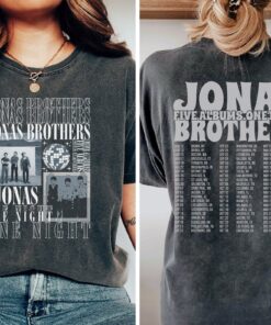 Jonas Brothers Shirt, Jonas Brothers Tour Shirt, Five Albums One Night Tour Shirt, Jonas Brothers Concert 2023