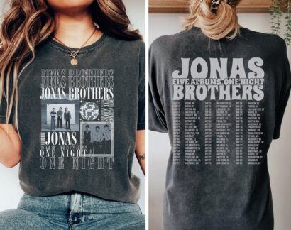 Jonas Brothers Shirt, Jonas Brothers Tour Shirt, Five Albums One Night Tour Shirt, Jonas Brothers Concert 2023