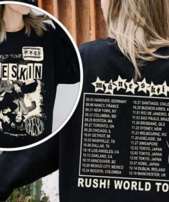 Retro Man3skin Rush World Tour 2023 Shirt, Vintage Man3skin Rush Tour Merch, Man3skin Concert 2023, Rush World Tour, Music Tour Shirt