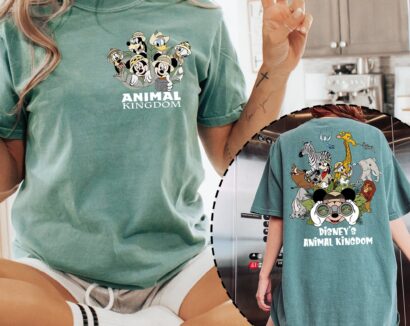 Vintage Disney Animal Kingdom Shirt, Retro Mickey and Friends, Disney Safari Shirt, Disney Family, Disney Trip Shirt