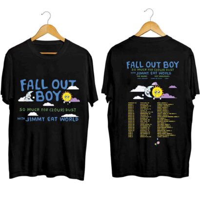 Fall Out Boy Shirt, Fall Out Boy Band Fan Shirt, So Much (For) Stardust Tour 2024 Shirt, Fall Out Boy Concert 2024 Shirt, Fall Out Boy Gift