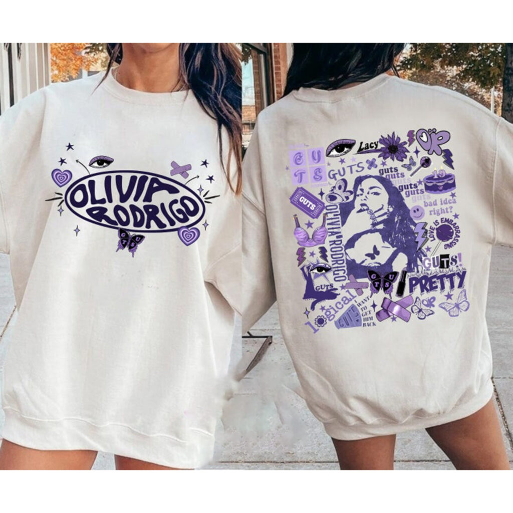 Olivia Rodrigo Guts Shirt, Olivia Rodrigo Guts Merch, Guts Tour 2024 ...