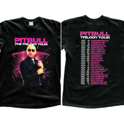 Pitbull tour 2023 Shirt, Enrique Iglesias Pitbull Ricky Martin The Trilogy Tour Shirt